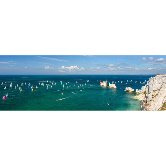 Round the Island Race, The Needles - Available Light Photography